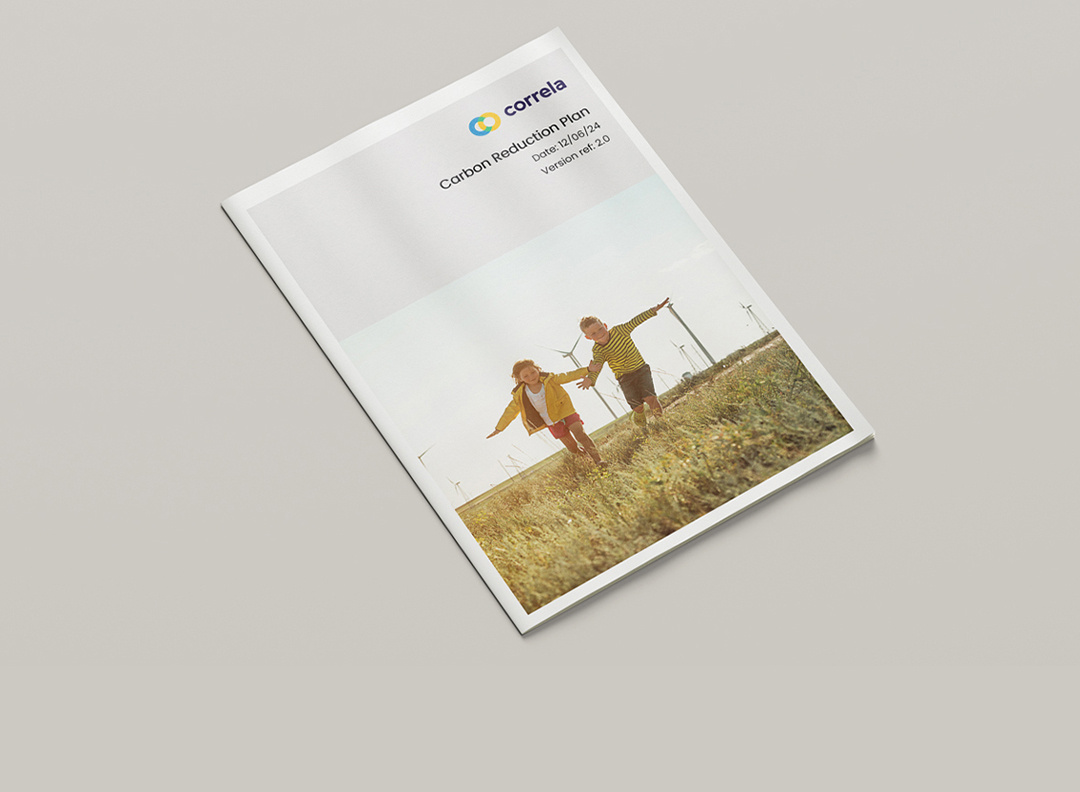 Carbon Reduction Plan front cover